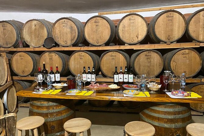 2-hour tasting of 5 wines in Sorrento - The barrel cellar tasting room: where the 5 wines happen