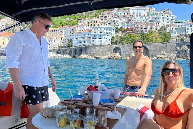 All Inclusive Premium Private boat tour along the Amalfi Coast - Isca and Crapolla Fjord: protected views without the crowds