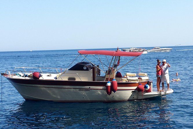 Amalfi Coast Boat Tour from Sorrento with Positano Visit - Cruising the Gulf of Salerno on a small boat (and where you sit)