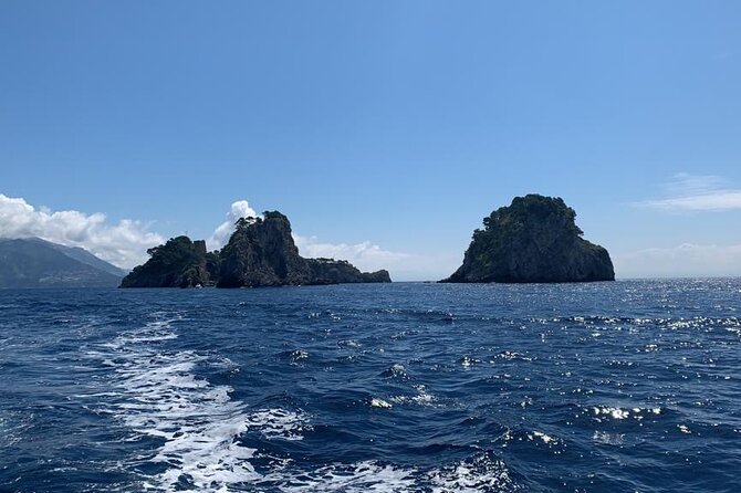 Amalfi Coast Boat Tour | Full Day - Onboard comfort: snacks, drinks, snorkeling gear, and the restroom win