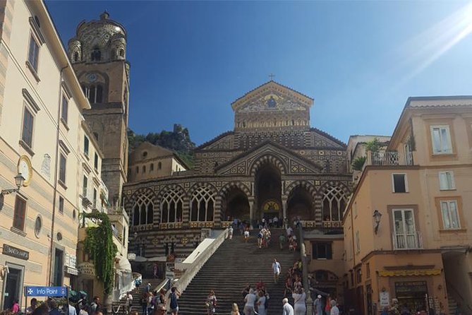 Amalfi Coast Day Tour from Sorrento with Light Lunch and Wine - Amalfi: cathedral time, marina views, and the option to go by boat