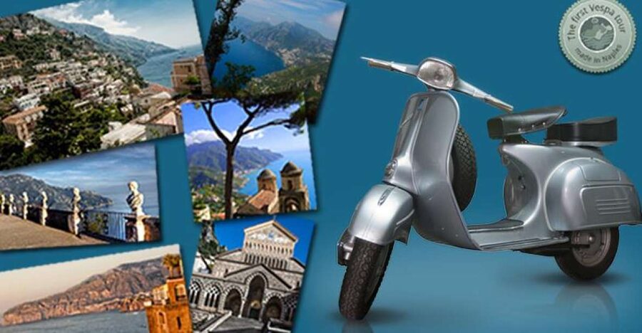 Amalfi Coast Full-Day Private Vintage Vespa Tour - Amalfi town and the Sant’Andrea Cathedral square