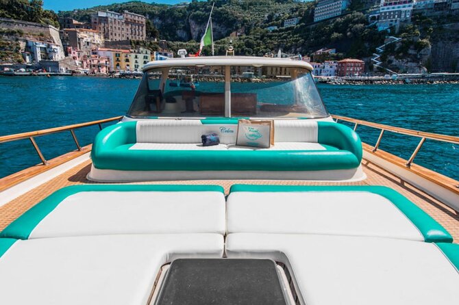 Amalfi Coast Private Boat Tour from Sorrento, Positano or Naples - Your boat: Gozzo Jeranto 950 and a 12-person limit
