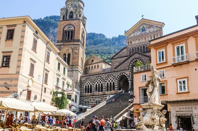 Amalfi Coast Private Day Tour from Sorrento - Amalfi (about 1 hour): cathedral square and the feel of an old maritime town