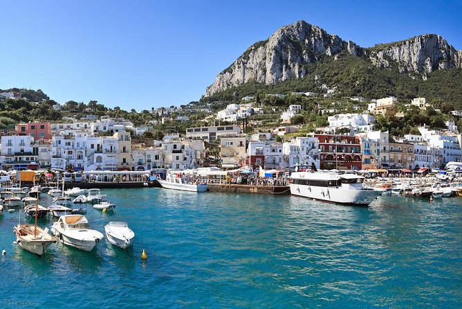 Capri & Anacapri Day Tour with Blue Grotto included from Sorrento - Capri town (Capri centro): Piazzetta, Via Camerelle, and Faraglioni photo time