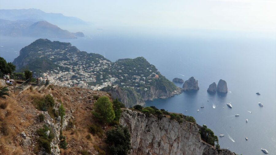 Capri and Anacapri tour: Faraglioni and Caves from Sorrento - Capri proper (Marina Grande area to the shopping streets): what you do with 1.5 hours