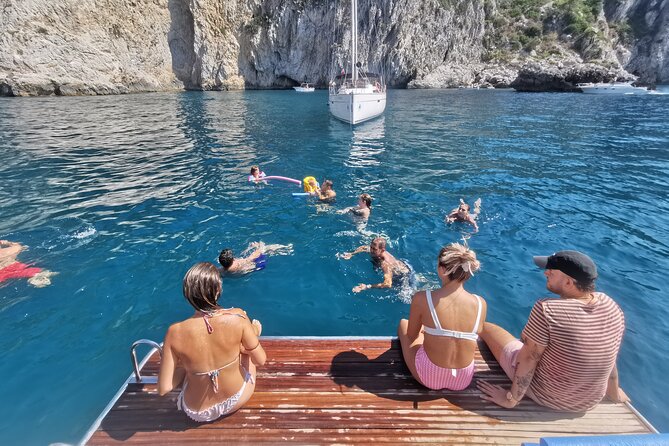 Capri Boat Tour from Sorrento with Limoncello - Marina Grande: lively harbor energy and another swim chance