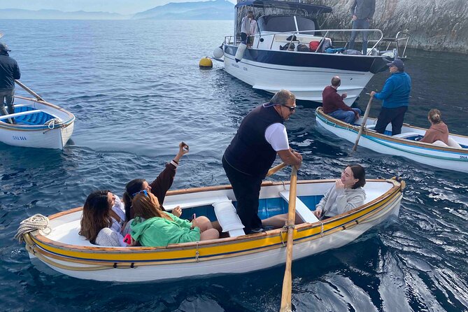 Capri Boat Tour with Optional Blue Grotto Visit from Sorrento - Punta Carena and the Anacapri coastline: more than postcard views