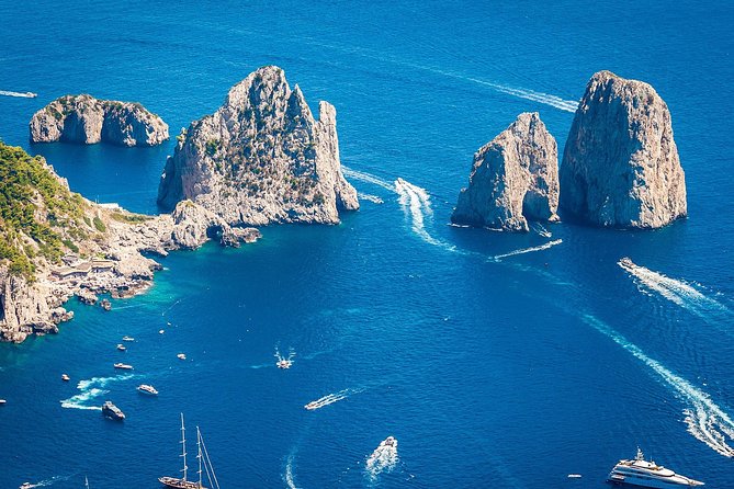 Capri Day and Night from Sorrento Small Group Tour - Funicular up to Capri’s town center and the night atmosphere