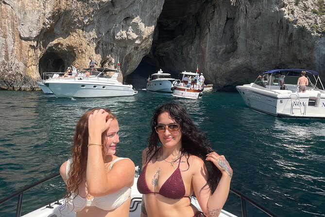Capri Island Private Boat Tour with Skipper - Punta Lagno and Massa Lubrense: cruising past a freshwater waterfall