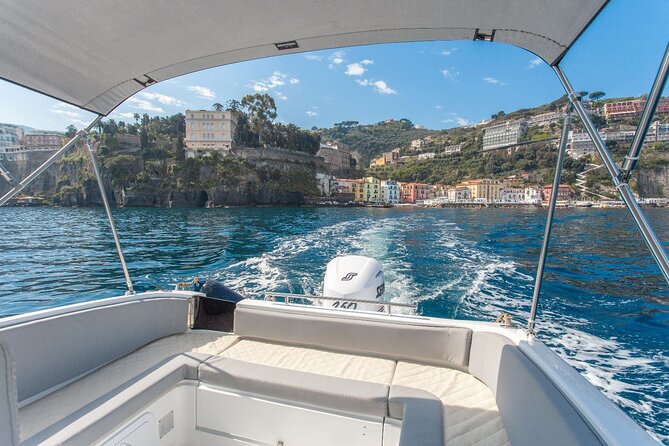 Capri Positano and Amalfi Ischia Private Boat Tour from Sorrento - Where the swim happens: Grotta Verde and Li Galli’s private-island feel