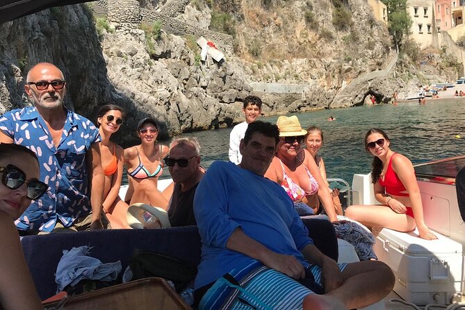 Capri-Positano Private Boat Tour from Sorrento,Positano or Capri - Positano Shore Time: Spiaggia Grande Drop-Off and Two Hours to Roam