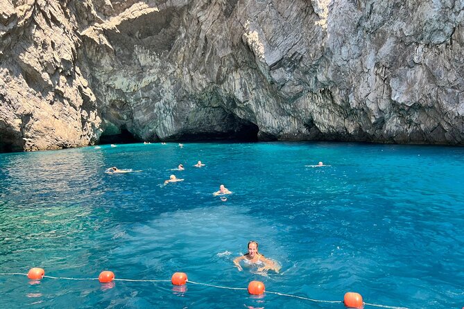 Capri Premium Boat Tour and City Visit Free Bar and Aperitif - The cave stops: what you’ll see and what to expect on timing