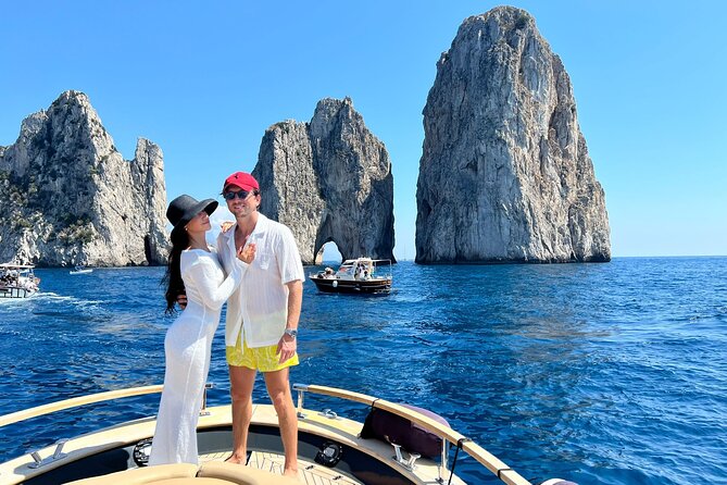 Capri Premium Boat Tour and City Visit Free Bar and Aperitif - The 4 hours on Capri: use your feet, not just your photos