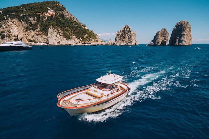 Capri Private Boat Day Tour from Sorrento, Positano or Naples - Marina Piccola, Faraglioni, and those iconic sea views