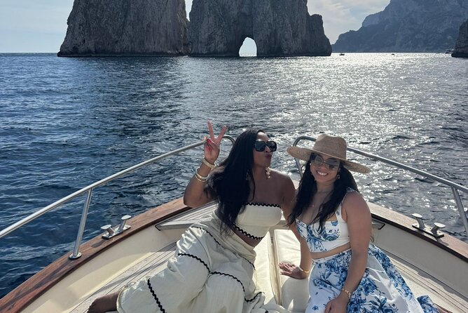 Capri Private Boat Tour On 36ft Italian Boat from Sorrento - Captains and crew: what good hosting looks like here