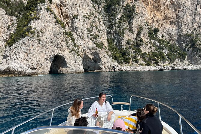Capri Secret Corners Semi-Private Boat Tour with Local Captain - Grottos, Punta Carena, and the music-and-sunset rhythm
