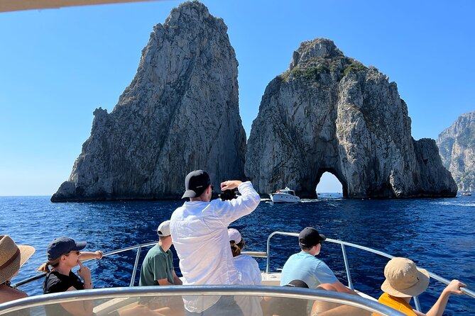 Capri Secret Corners Semi-Private Boat Tour with Local Captain - Getting on Board in Sorrento: Pier Pickup, Restroom, and Wi‑Fi