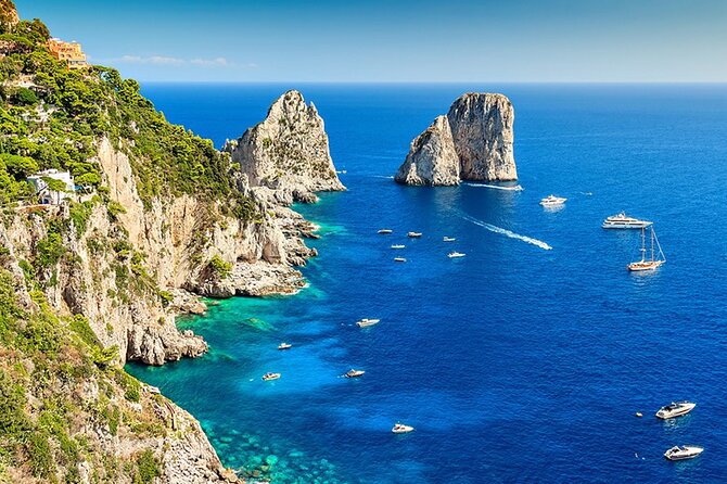 Capri Semi-Private Boat Tour and City Visit from Sorrento - The Big Island Time: 4 Hours on Capri at Your Own Pace