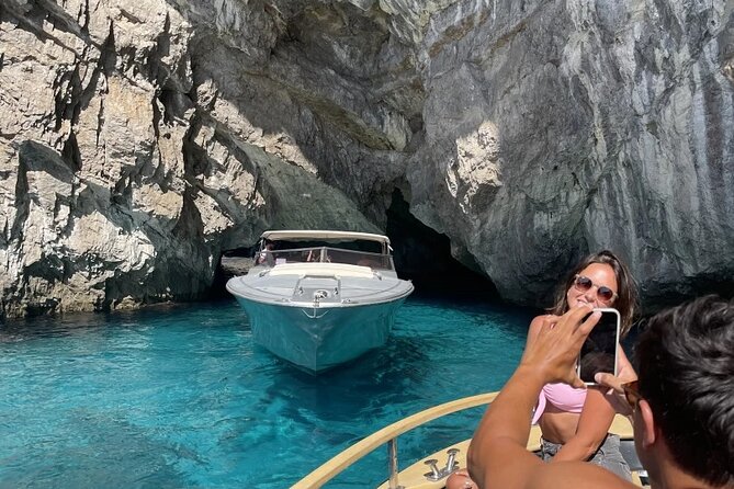 Capri Semi-Private Boat Tour and City Visit from Sorrento - More Caves and Sea-Legends: White and Red Grotto Stops