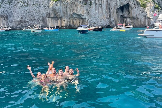 Capri Small-Group Boat Tour from Sorrento with Lunch & Snorkeling - Lunch onboard: vegetarian, homemade, and paired with real drinks