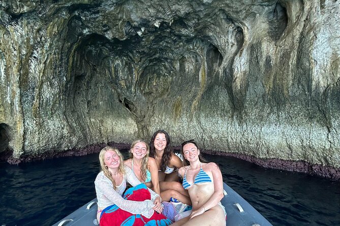 Capri Tour & Blue Grotto (Half-Day) from Sorrento - Punta Carena Lighthouse pass: a scenic wrap-up moment