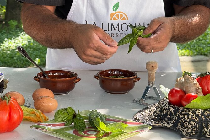 Cook and Eat in a Citrus Grove in Sorrento - Cooking Under a Sorrento Citrus Pergola