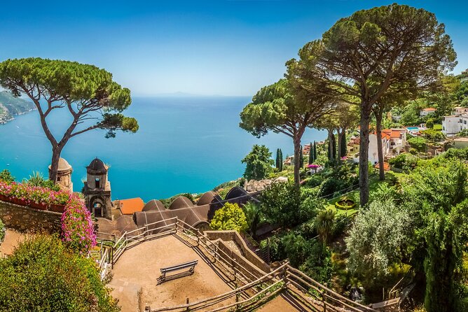 Day tour to Positano Amalfi and Ravello from Sorrento - up to 8 - Ravello in about 1 hour: panoramic terraces and the city of music
