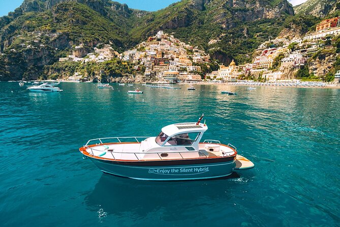 Day Trip to Amalfi Coast and Ieranto Bay in a Hybrid Eco Boat - From Piano di Sorrento toward Amalfi: the warm-up views