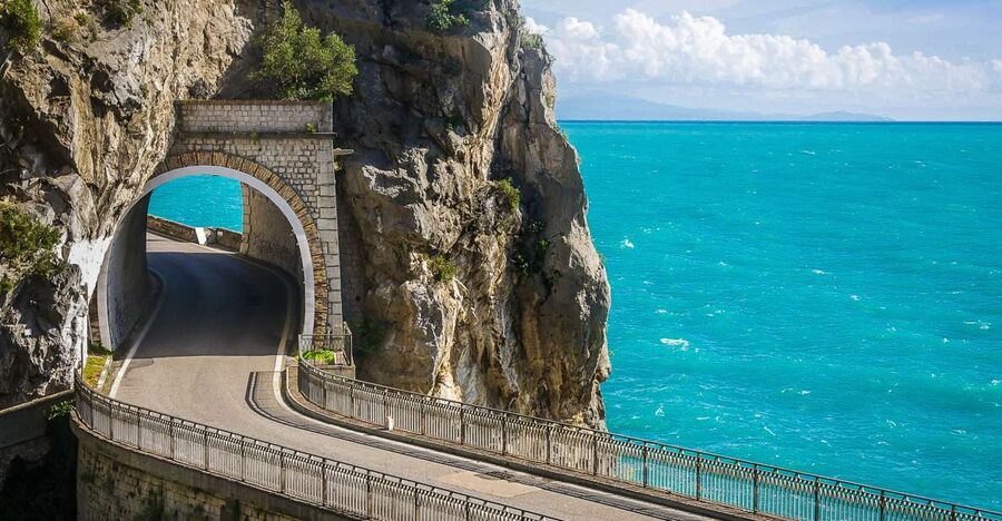 From Sorrento: Amalfi Coast Shared Driving Tour - A small Mercedes van is the smart way to do the Amalfi Coast