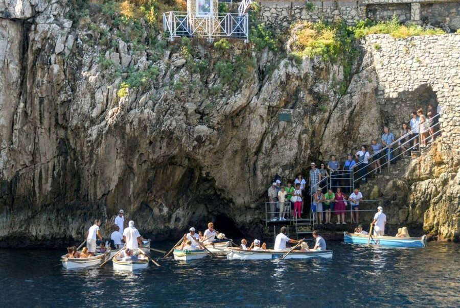 From Sorrento: Capri, Anacapri, & Blue Grotto Full-Day Trip - Blue Grotto: entry if safe, boat-around if sea conditions don’t cooperate