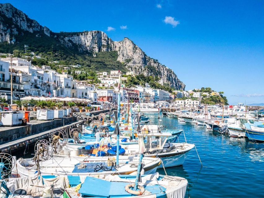 From Sorrento: Capri, Anacapri, & Blue Grotto Full-Day Trip - Anacapri free time: Piazzetta di Capri, shops, and the Mount Solaro chairlift option