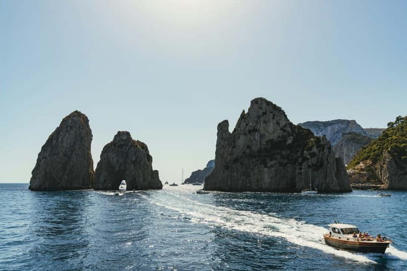 From Sorrento: Capri Boat Cruise with Swimming and Prosecco - From Sorrento Marina to Capri Marine Park: the “how” matters