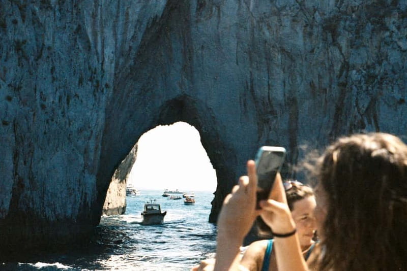 From Sorrento: Capri Boat Cruise with Swimming and Prosecco - Faraglioni photo stops: classic rocks, smart timing