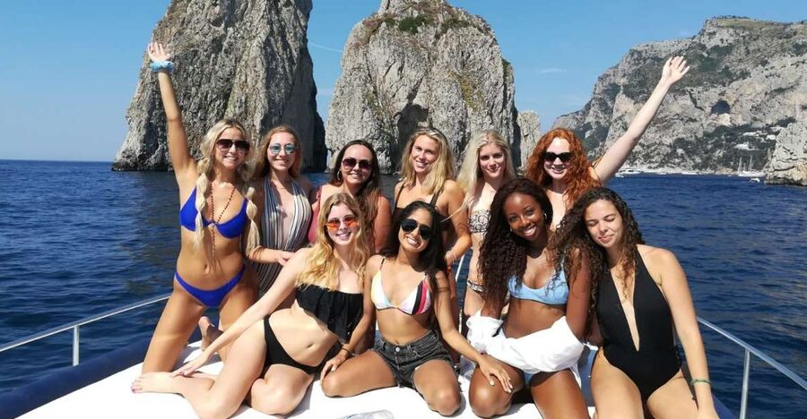 From Sorrento: Capri Boat Trip with City Visit & Swim Stops - Grotta Bianca and Faraglioni photo stops: the Capri vibe in minutes