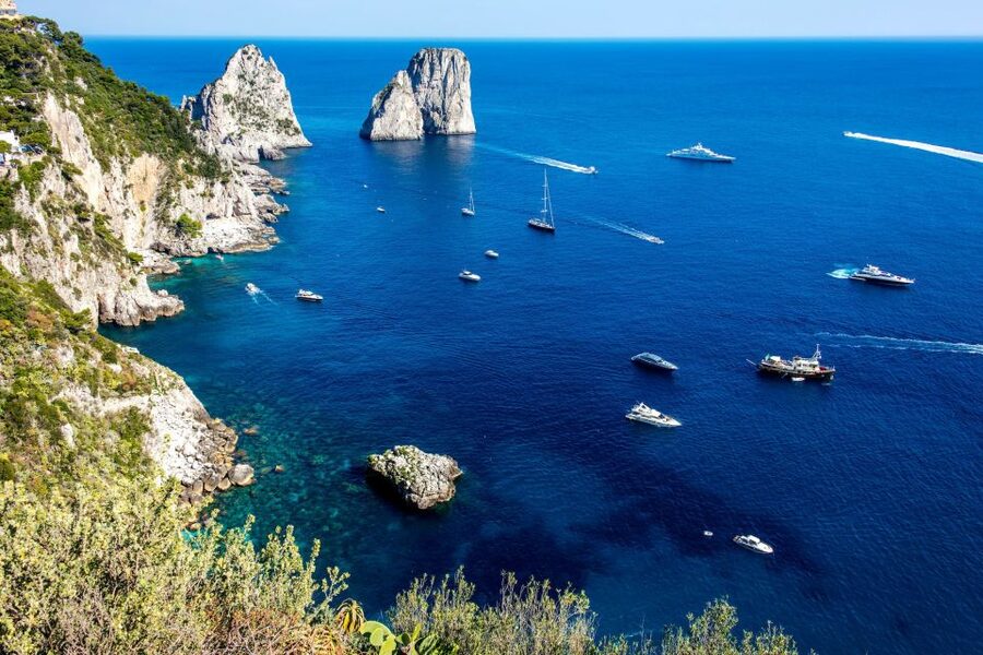 From Sorrento: Capri Day to Night Hydrofoil Boat Tour - Getting Oriented in Capri Town: Guided Walk + Real Free Time