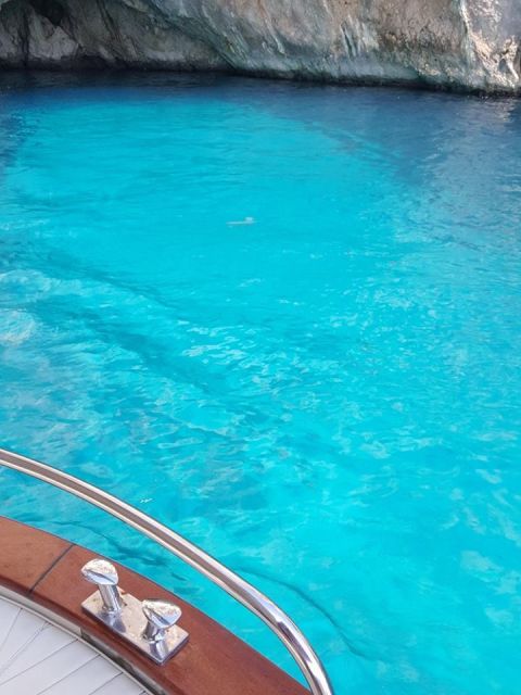 From Sorrento: Capri Guided Boat Tour - The swim and snorkel break: bring your own kit