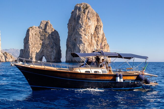 From Sorrento: Capri & Positano Private Boat VIP Tour - Li Galli stop: 15 minutes of mermaid-myth swimming