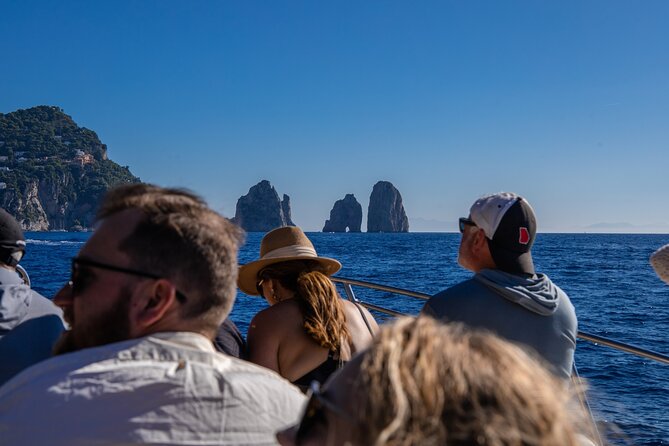 From Sorrento: Capri Small-Group Boat Tour with 4 Hours ashore - White Grotto and Green Grotto: brief stops with real visual payoff