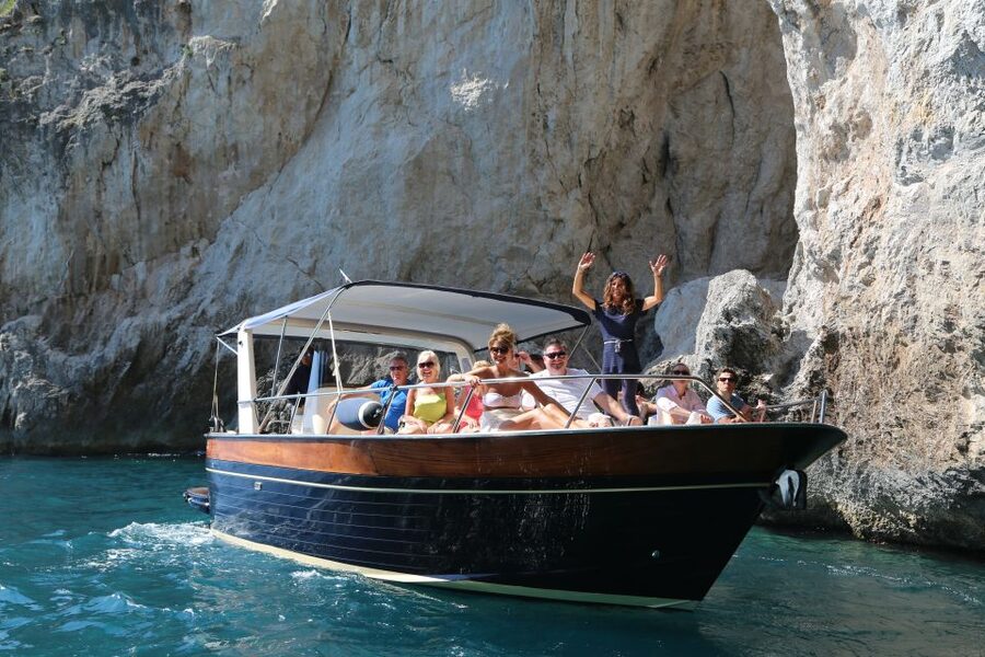 From Sorrento: Full-Day Boat Cruise to Capri - From Parcheggio Achille Lauro to the port: your day starts with a map in hand