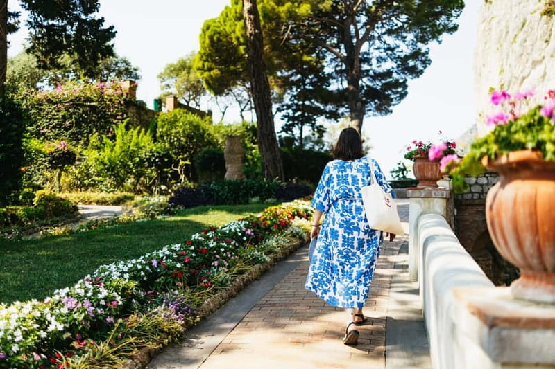 From Sorrento/Nerano: Capri Island Cruise with Guide Onboard - Tiberio Gardens and Monte Solaro: The View Payoff