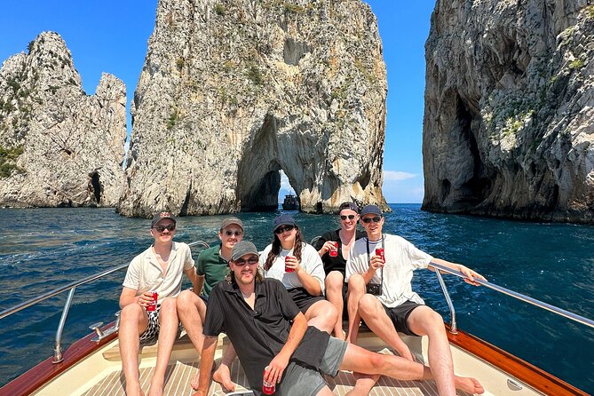 From Sorrento or Positano: Capri Island Private Boat VIP Tour - Sailing past Marina Grande, a Roman villa, and an old lighthouse
