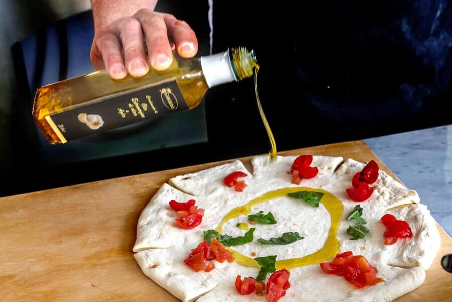 From Sorrento: Pizza-Making Class w/ View of Mount Vesuvius - Tasting Session Details: Mozzarella, Cold Cuts, Desserts, and More