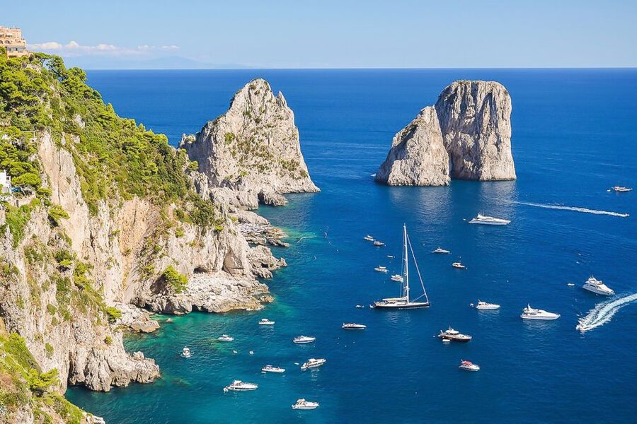 From Sorrento to Capri and Positano: Private Boat Tour - Positano time on land: walking cobblestones with time to breathe