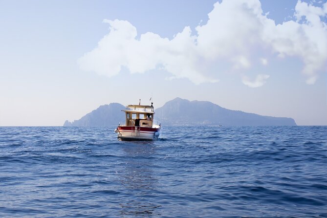 Group Capri tour , visit of caves, fishing legend and swimming - The big schedule note: Blue Grotto isn’t part of this outing