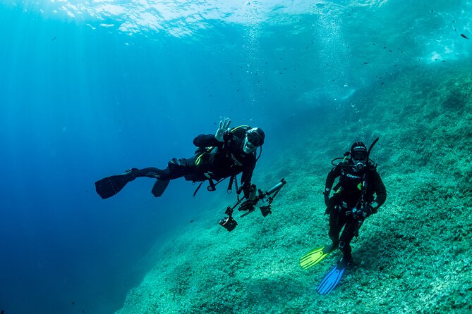 Guided diving for beginners without certification from Sorrento - Underwater Session #1: the 6-metre training step