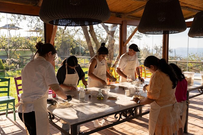 Pasta & Traditional Sorrento Cuisine with Pickup - 100% Hands On - Cooking at Villa del Barone: the setting does half the work