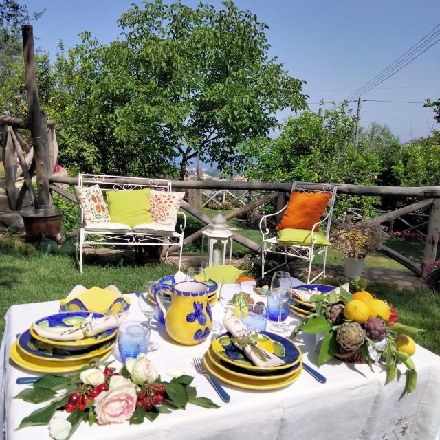 Piano di Sorrento: Cooking Class with Food Tasting and Wine - Where the class starts: the villa entrance welcome