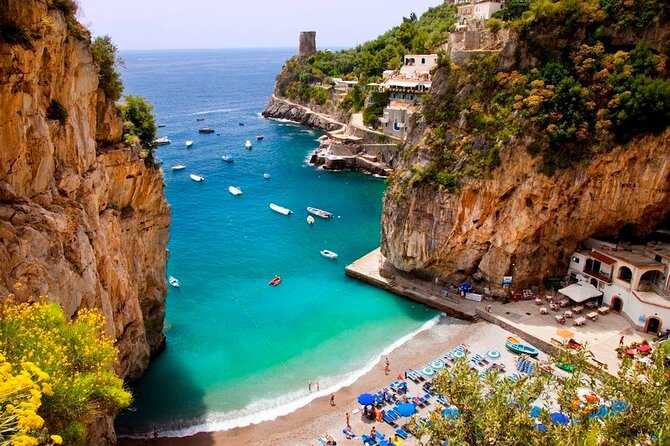 Positano & Amalfi Boat Tour from Sorrento: Swim & Light Lunch - Fiordo di Furore and the Amalfi Coast Drive-By Moments