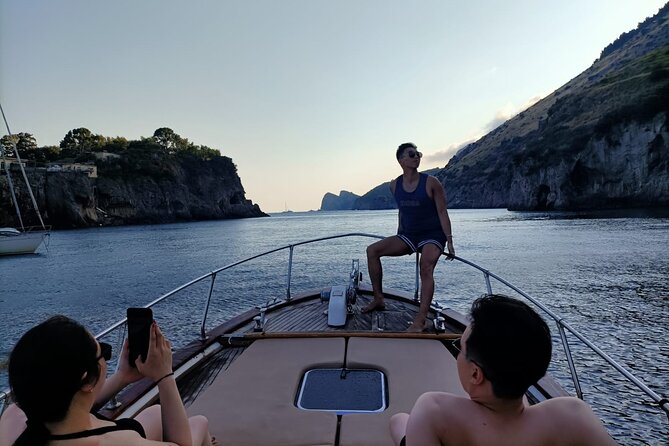 Positano-Amalfi Private tour - Skipper Antonio/Antonino: why the boat-style timing helps
